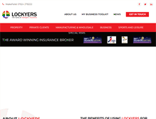 Tablet Screenshot of lockyers.co.uk